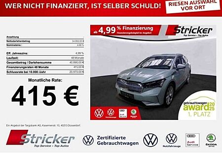 Skoda Enyaq iV80x Loft 415,-ohne Anzahlung AHK Matrix Kamera