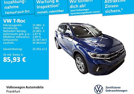 VW T-Roc Volkswagen 2.0 TDI DSG R-Line Navi LEDPlus DAB+ Front