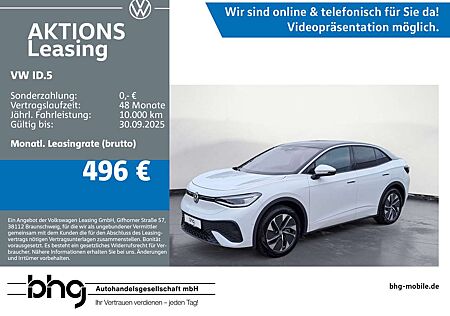 VW ID.5 Volkswagen Pro mit Infotainment-Paket *PANO*ACC*DYNAMI
