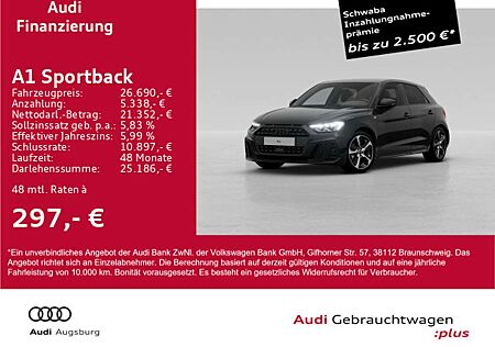Audi A1 S line 30 TFSI S tr. LED*NAV*8-fach