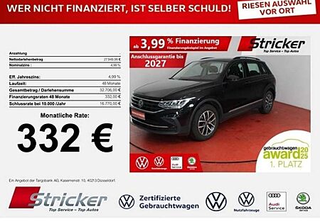 VW Tiguan Volkswagen Life 2.0TDI DSG 332,-ohne Anzahlung Navi AHK Kame