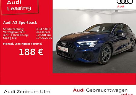Audi A3 S line 30 TDI S tronic AHK NAV+ LED