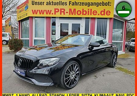 Mercedes-Benz E 400 d 4MATIC Cabrio AVANTG. LEDER STANDHEIZ.