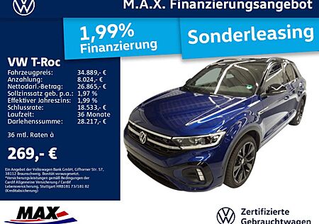 VW T-Roc Volkswagen 1.5 TSI DSG R-LINE NAV+PANO+AHK+KAMERA+ACC