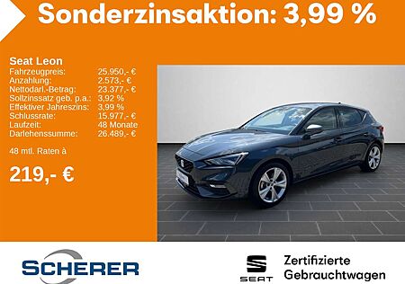 Seat Leon 1.5 eTSI FR-Line DSG/NAVI/RearView/PDC uvm.