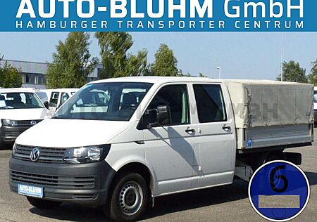 VW T6 Transporter Volkswagen T6 TDI-SCR Doka Plane Klima Standheizung 6-Sitze