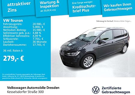 VW Touran Volkswagen 1.4 TSI Comfortline AHZV LED Lane Assist