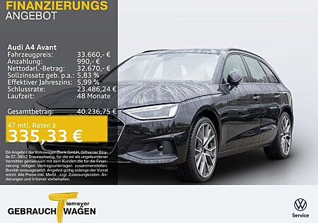 Audi A4 40 TFSI NAVI AHK LM19
