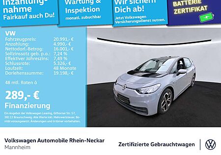 VW ID.3 Volkswagen Performance City LED Navi Einparkhilfe uvm