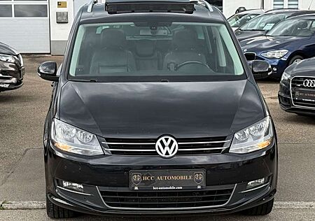VW Sharan Volkswagen Highline BMT-NAVI-LEDER-PANO-AHK-7.SITZE