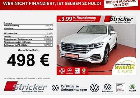 VW Touareg Volkswagen Elegance 3.0TDI 498,-ohne Anzahlung Pano AHK App-