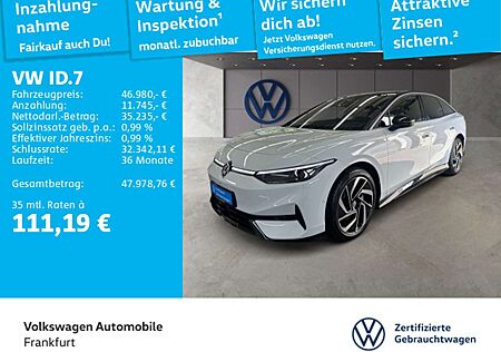 VW ID.7 Volkswagen Pro Navi AHK IQ.LIGHT - LED-Matrix-Scheinwe