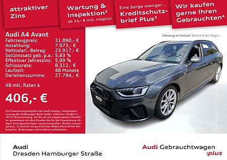 Audi A4 35 TFSI S line Matrix Navi B&O AHZV