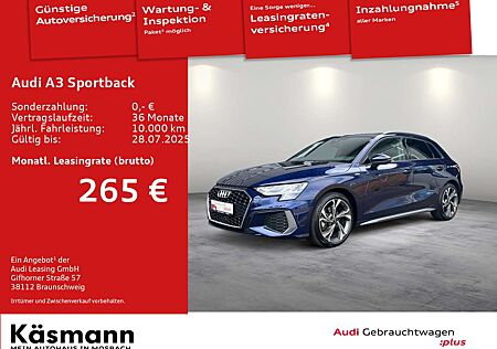 Audi A3 S line 30TFSI AHK NAV ACC PDC SHZ