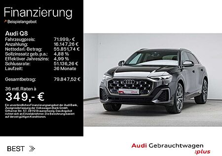 Audi Q8 gebraucht kaufen Audi Q8 50 TDI quattro S-LINE AHK*PANO*LUFT*21ZOLL*HU