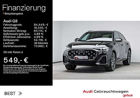 Audi Q8 50 TDI quattro S-LINE AHK*PANO*LUFT*21ZOLL*HU
