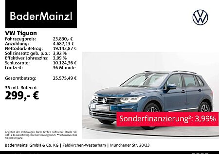 VW Tiguan Volkswagen 1.5 TSI Life AHK Kamera Navi Matrix SHZ
