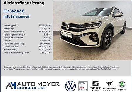 VW Taigo Volkswagen R-Line 1,0 l TSI DSG Navi AHK Ganzjahresreifen Rü