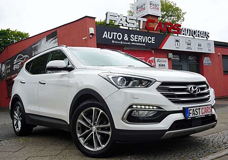 Hyundai Santa Fe blue Premium 4WD Panorama Navi Leder!