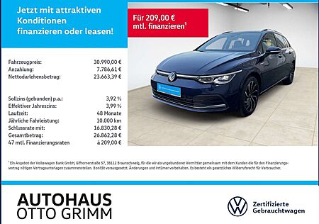 VW Golf Variant Volkswagen VIII Variant 1.5 eTSI Style LED Kamera