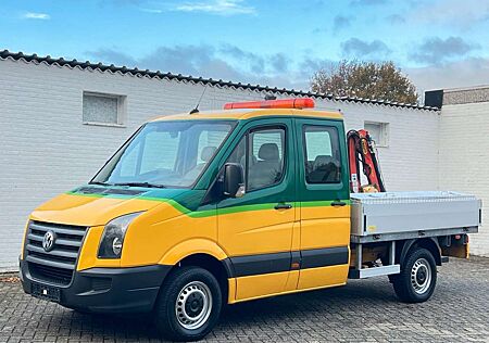 VW Crafter Volkswagen 2.5 BlueTdi Doka Pritsche+Palfinger Kran