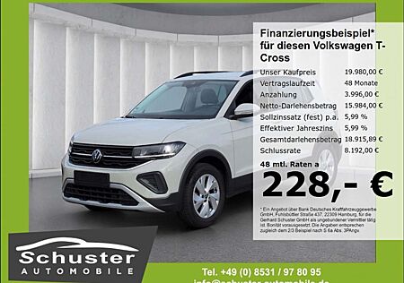 VW T-Cross Volkswagen Life 1.0TSI*ACC LED digCockp SHZ VKZ-Erk
