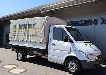 Mercedes-Benz Sprinter 208 CDI Pritsche Plane *2.HAND*AHK*MWST.AUSWEISBAR
