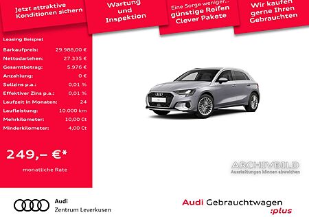 Audi A3 Sportback advanced S-TRON AHK VIRT LED SHZ
