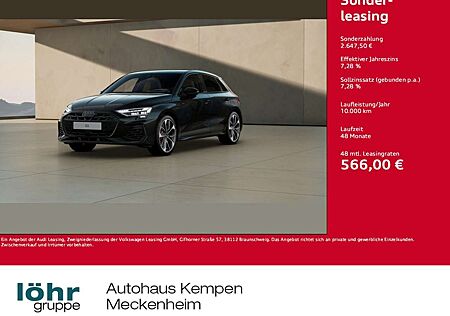 Audi S3 Sportback 2.0 TFSI Q S-tronic GWP 19"|LEDER|HuD...