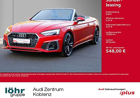 Audi A5 Cabriolet 40 TDI quattro S line Leder Matrix