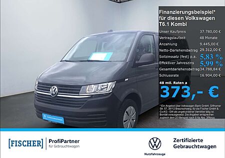 VW T6 Transporter Volkswagen T6.1 Kombi 2.0TDI DSG LR AHK PDC 9-Sitzer