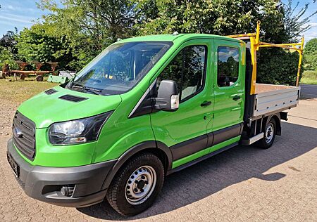 Ford Transit 2018er FT 350 L2 Doppelkabine Pritsche mit Aufbau