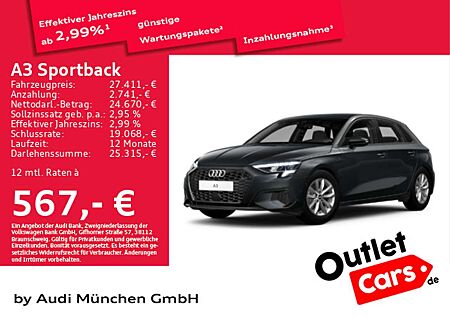 Audi A3 35 TDI S tronic Navi+/ACC/PDC+