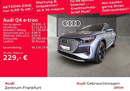 Audi Q4 e-tron 50 quattro MatrixLED AHK ACC B&O HuD P