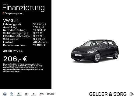 VW Golf Volkswagen Life 1.0 TSI LED*EPH*Navi*DAB+*AHK*Digital