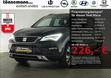 Seat Ateca XCELLENCE TSI DSG+AHK+NAVI+RÜCKFAHRKAMERA+SCHIEBED