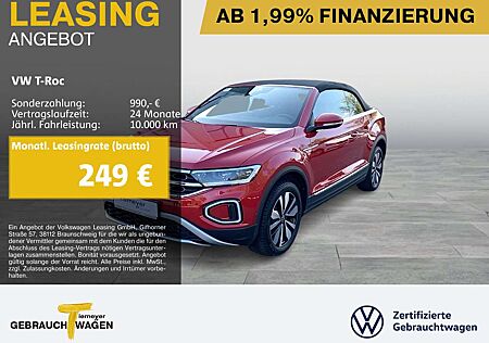 VW T-Roc Volkswagen Cabrio 1.5 TSI STYLE ST.HEIZ LED+ SITZH VI