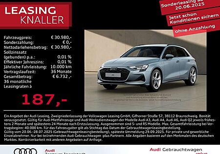 Audi A3 Sportback 30 TFSI LED NAVI ACC HuD SONOS 18" advan