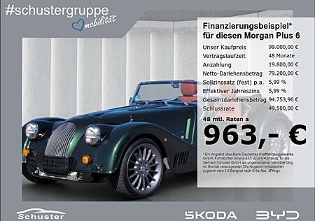 Morgan Plus Six Special-Edition 92/1000*Leder SHZ Koffer