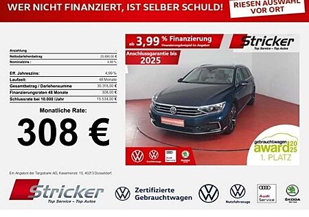 VW Passat Variant Volkswagen GTE 1.4TSI DSG 308,-ohne Anzahlung Pano Leder Sta