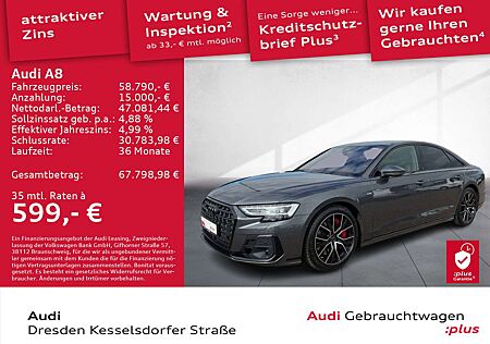 Audi A8 60 TFSI e Q. Kamera LED Navi HUD Pano