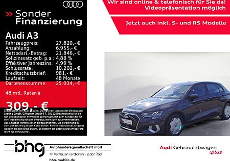 Audi A3 35 TFSI Sportback advanced
