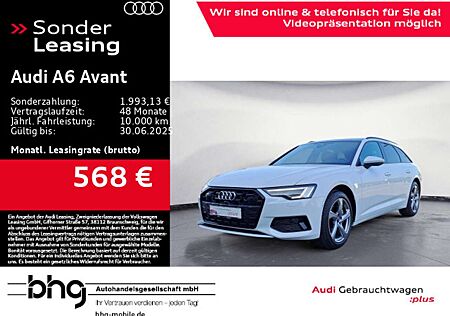 Audi A6 45 TFSI Leder AHK Matrix HUD Pano Keyle