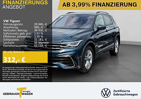 VW Tiguan Volkswagen 2.0 TDI DSG 4M R-LINE MATRIX STDHZ AHK