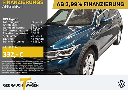 VW Tiguan Volkswagen 2.0 TDI DSG 4M R-LINE MATRIX STDHZ AHK