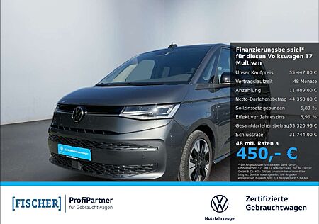 Volkswagen T7 Multivan 2.0TDI DSG kurz KÜ Matrix AHK STHZ Navi ACC 7-Sitz