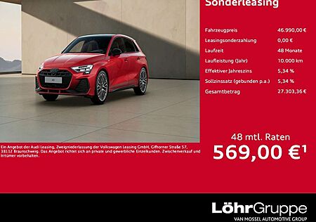 Audi A3 Sportback 35 TFSI UPE 57.400 S line Matrix 19"