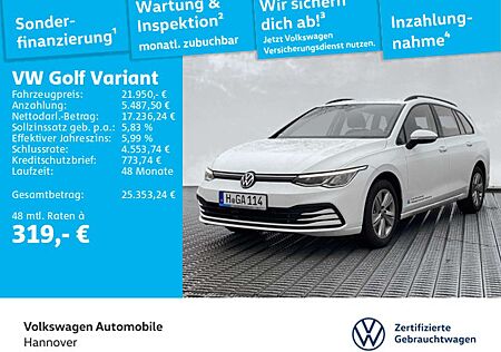 VW Golf Variant Volkswagen Golf VIII Variant 1.0 TSI Life Klima ParkPilot A