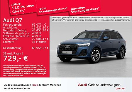 Audi Q7 45 TDI qu. S line 7-Sitzer/Pano/Virtual+/Matr