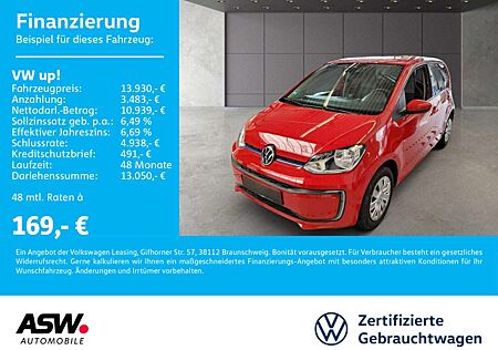 VW Up Volkswagen ! e-! Move Klimaauto RFK PDC CCS Maps&More